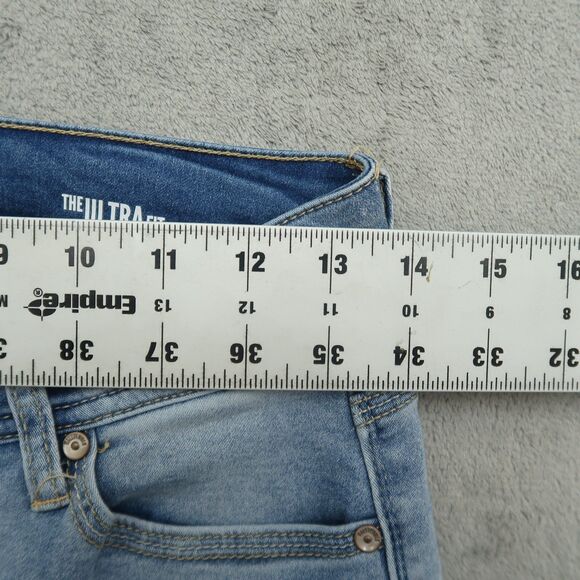 Wallflower Jeans Junior's Size 9 Short Blue Mid-Rise Ultra Fit Skinny 26" Inseam - Picture 2 of 16